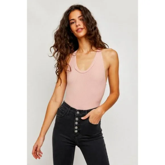 NWT FREE PEOPLE Bubble bath speed dial bodysuit - Picture 1 of 16